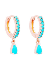 Load image into Gallery viewer, Earrings Jasmin silver 925 zircon