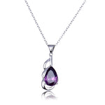 Load image into Gallery viewer, Necklace La Femme silver 925 zircon
