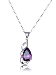 Load image into Gallery viewer, Necklace La Femme silver 925 zircon