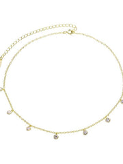 Load image into Gallery viewer, Necklace 7 Diamonds silver 925 zircon