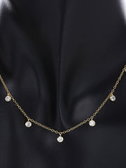 Load image into Gallery viewer, Necklace 7 Diamonds silver 925 zircon
