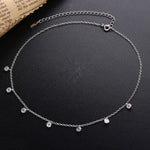 Load image into Gallery viewer, Necklace 7 Diamonds silver 925 zircon
