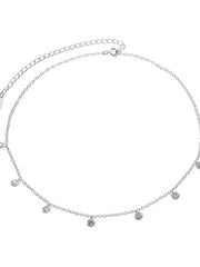 Load image into Gallery viewer, Necklace 7 Diamonds silver 925 zircon