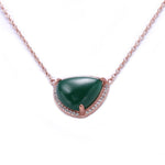Load image into Gallery viewer, Necklace The Stone silver 925 agate
