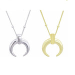 Load image into Gallery viewer, Necklace Crescent Moon silver 925
