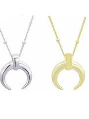 Load image into Gallery viewer, Necklace Crescent Moon silver 925