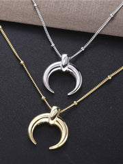 Load image into Gallery viewer, Necklace Crescent Moon silver 925