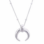 Load image into Gallery viewer, Necklace Crescent Moon silver 925
