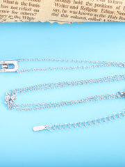 Load image into Gallery viewer, Necklace Locked silver 925 zircon