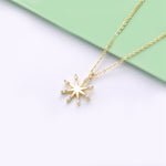 Load image into Gallery viewer, Necklace Seastar silver 925 zircon
