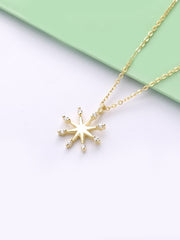 Load image into Gallery viewer, Necklace Seastar silver 925 zircon