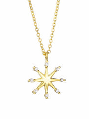 Load image into Gallery viewer, Necklace Seastar silver 925 zircon