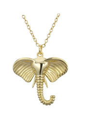 Load image into Gallery viewer, Necklace Golden Elephant silver 925