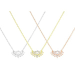 Load image into Gallery viewer, Necklace Tiara silver 925 zircon
