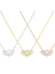 Load image into Gallery viewer, Necklace Tiara silver 925 zircon