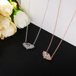 Load image into Gallery viewer, Necklace Tiara silver 925 zircon
