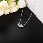 Load image into Gallery viewer, Necklace Tiara silver 925 zircon

