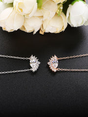 Load image into Gallery viewer, Necklace Tiara silver 925 zircon