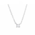 Load image into Gallery viewer, Necklace Brillance silver 925 zircon
