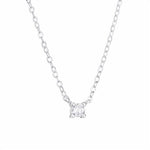 Load image into Gallery viewer, Necklace Brillance silver 925 zircon
