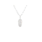Load image into Gallery viewer, Necklace Feather silver 925
