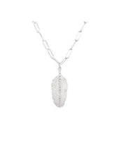 Load image into Gallery viewer, Necklace Feather silver 925