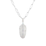 Load image into Gallery viewer, Necklace Feather silver 925
