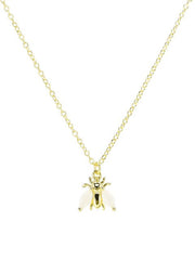 Load image into Gallery viewer, Necklace Bee silver 925 zircon