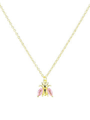 Load image into Gallery viewer, Necklace Bee silver 925 zircon