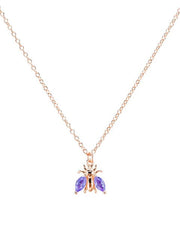 Load image into Gallery viewer, Necklace Bee silver 925 zircon