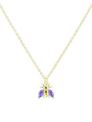 Load image into Gallery viewer, Necklace Bee silver 925 zircon