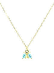 Load image into Gallery viewer, Necklace Bee silver 925 zircon