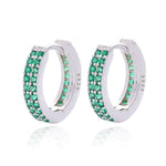 Load image into Gallery viewer, Earrings Sofy silver 925 zircon

