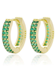 Load image into Gallery viewer, Earrings Sofy silver 925 zircon