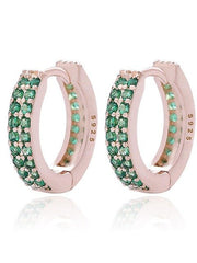 Load image into Gallery viewer, Earrings Sofy silver 925 zircon
