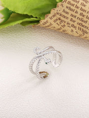 Load image into Gallery viewer, Ring The Jewels of the Snake silver 925 zircon