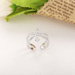 Load image into Gallery viewer, Ring The Jewels of the Snake silver 925 zircon
