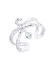 Load image into Gallery viewer, Ring The Jewels of the Snake silver 925 zircon