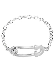 Load image into Gallery viewer, Ring Chain Clip silver 925 zircon