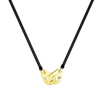 Load image into Gallery viewer, Necklace Handcuffs Rope silver 925
