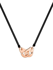 Load image into Gallery viewer, Necklace Handcuffs Rope silver 925