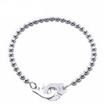 Load image into Gallery viewer, Bracelet Handcuffs Marbles silver 925
