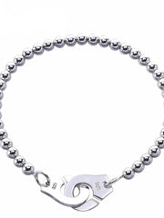 Load image into Gallery viewer, Bracelet Handcuffs Marbles silver 925